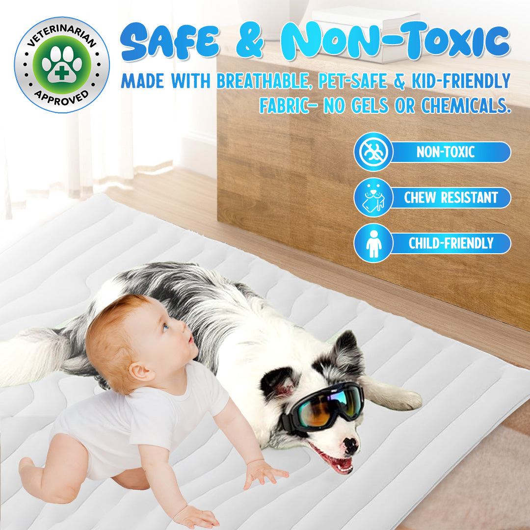 🥇Self-Cooling Dog Mat – Safe, Portable & Instant Heat Relief🐾
