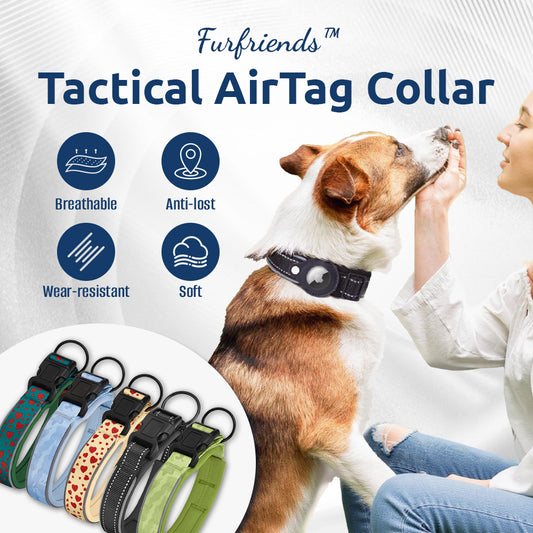 Furfriends™ Tactical AirTag Collar